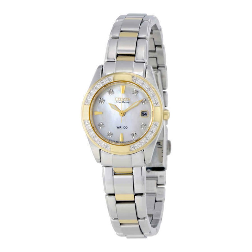 Citizen Diamond Mother Of Pearl Ladies Watch W Box Citizen Diamond Mother Of Pearl Ladies Watch W Box